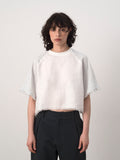 Indigo-Dyed Raglan Baby Tee