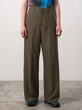 Double Waistband Tencel Trouser