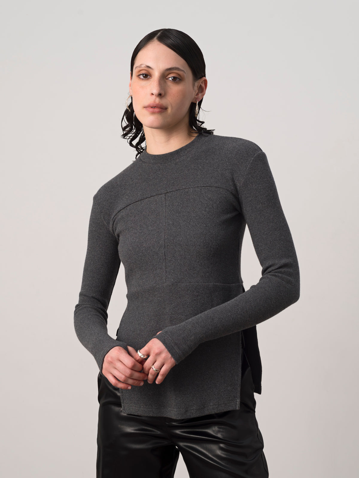 Yin Ribbed Knit Top