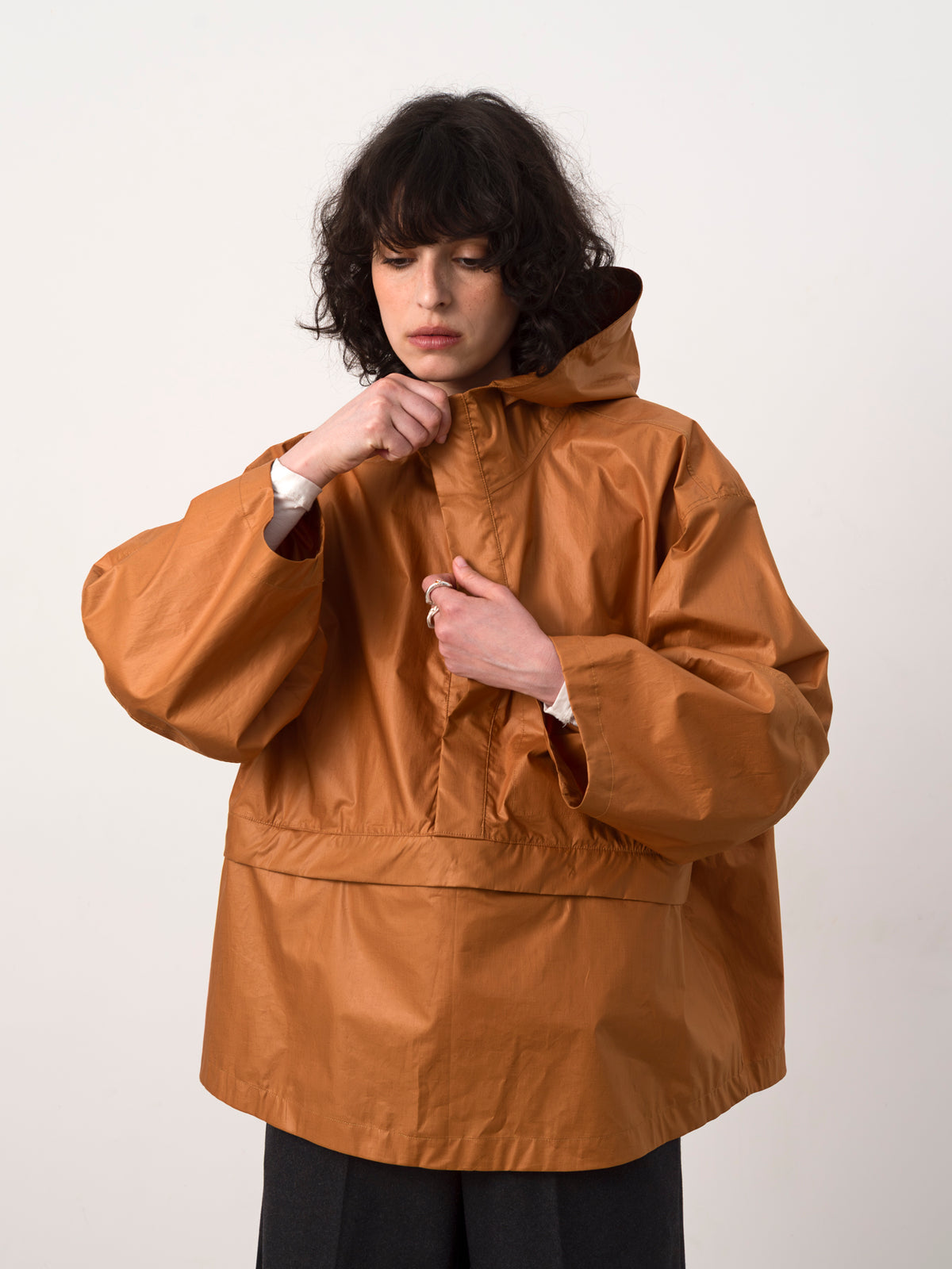 Burnt Orange Technical Anorak