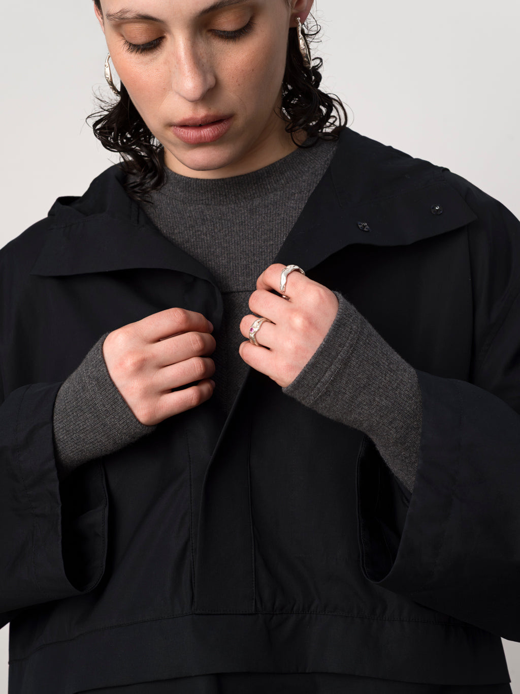 Blue Navy Technical Anorak